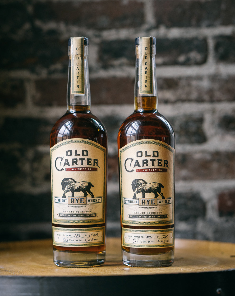 Old Carter Rye Whiskey Batch 12 (750ml)116 proof