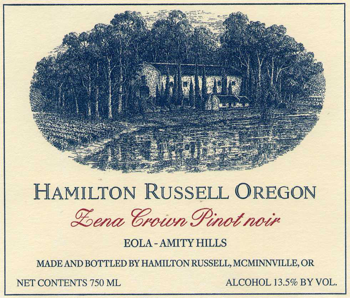 Hamilton Russell Vineyards Zena Crown Pinot Noir  - 2019 (750ml)