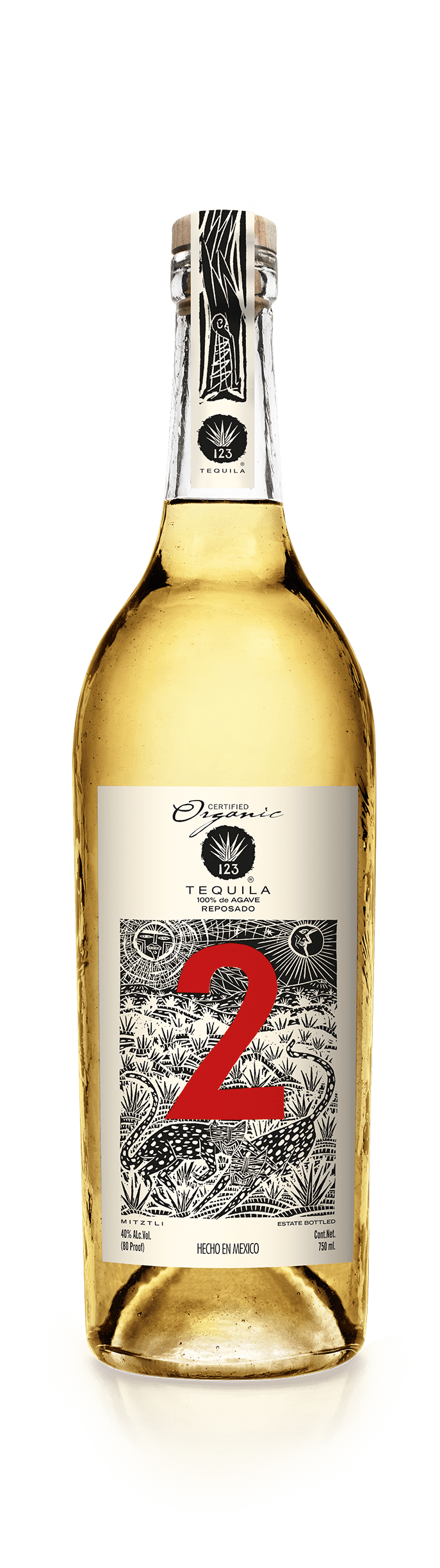 123 Organic Tequila Reposado (375ml)