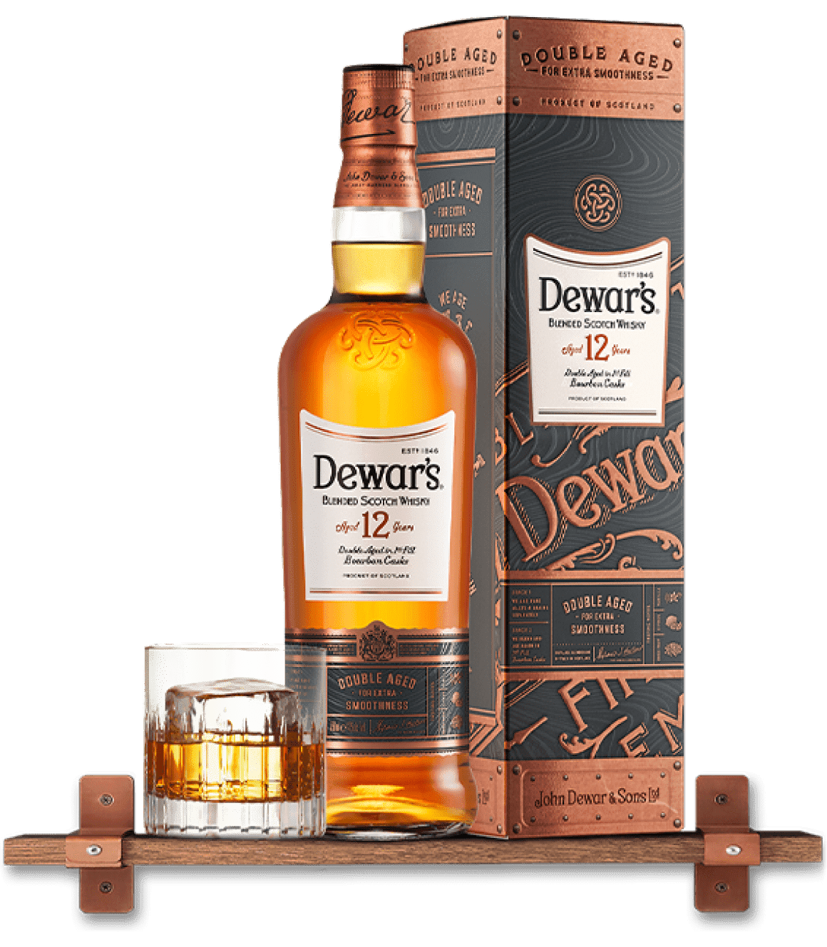 Dewar's 12 Year Old Blended Scotch Whisky (750ml)