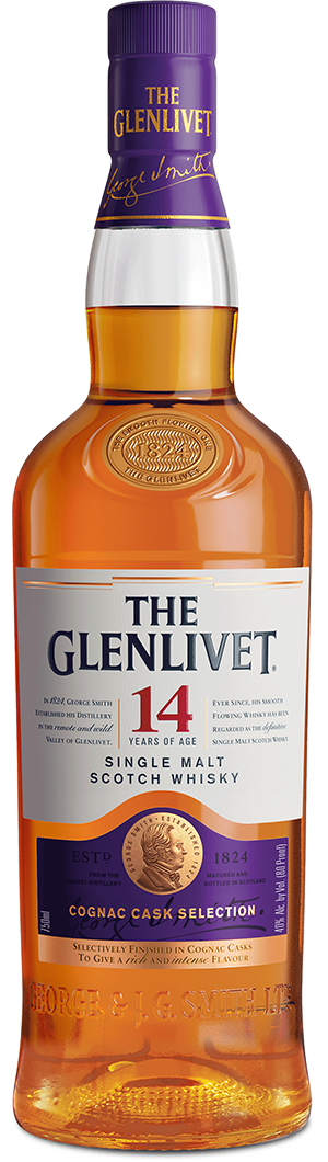 The Glenlivet Cognac Cask Selection 14 Year Old Single Malt Scotch Whisky (750ml)