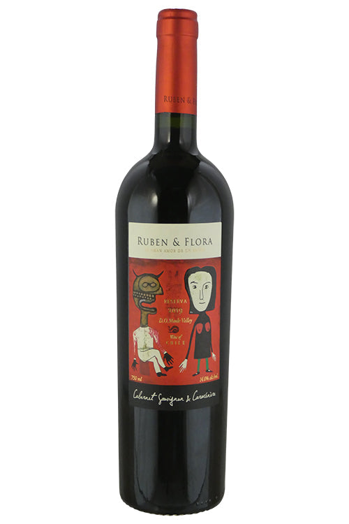 Vina Tinajas Ruben & Flora Cabernet Sauvignon & Carmenere Reserve - 2021 (750ml)