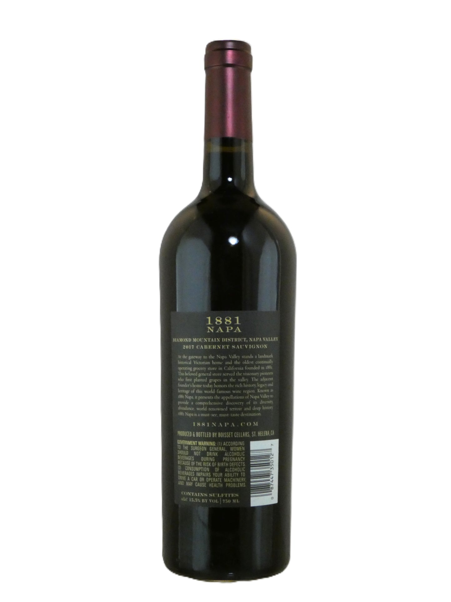 1881 Diamond Mountain District Cab - 2017 (750 ml)