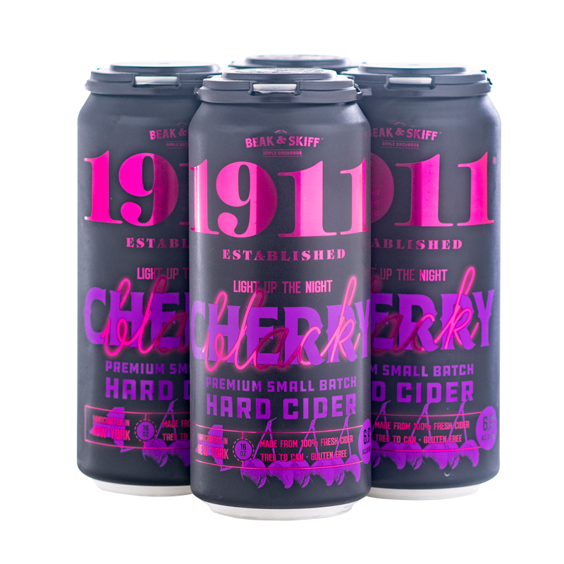 1911 Black Cherry Cider(16oz 4pk Can)