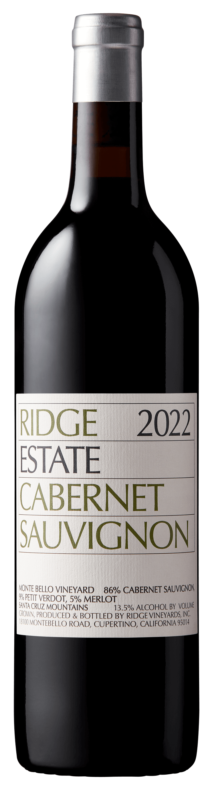 Ridge Estate Cabernet Sauvignon - 2022 (750ml)