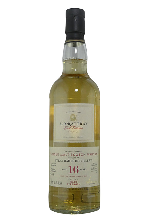 A.D. Rattray Cask Collection Strathmill 16year Cask #801535 (700ml)