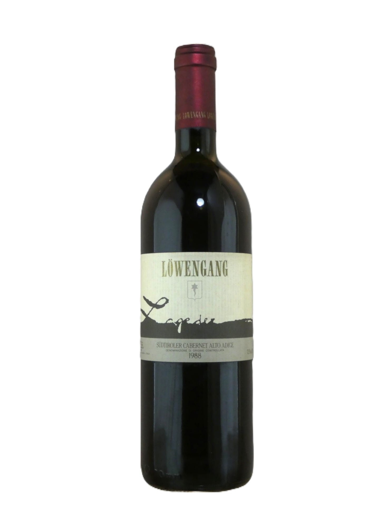 Alois Lageder Lowengang Suditroler Cabernet Sauvignon Alto Adige - 1988 (750ml)