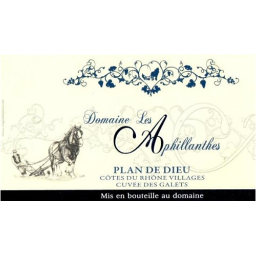 Domaine les Aphillanthes Cotes du Rhone Villages Plan de Dieu Cuvee Galets - 2022 (750ml)