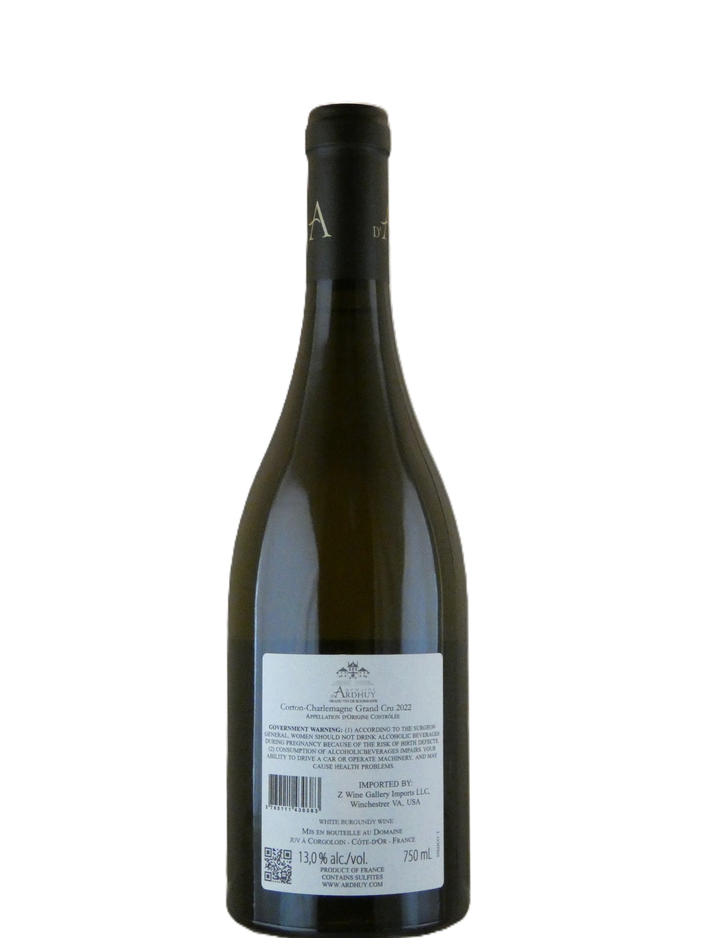 Ardhuy Corton Charlemagne Grand Cru - 2022 (750ml)