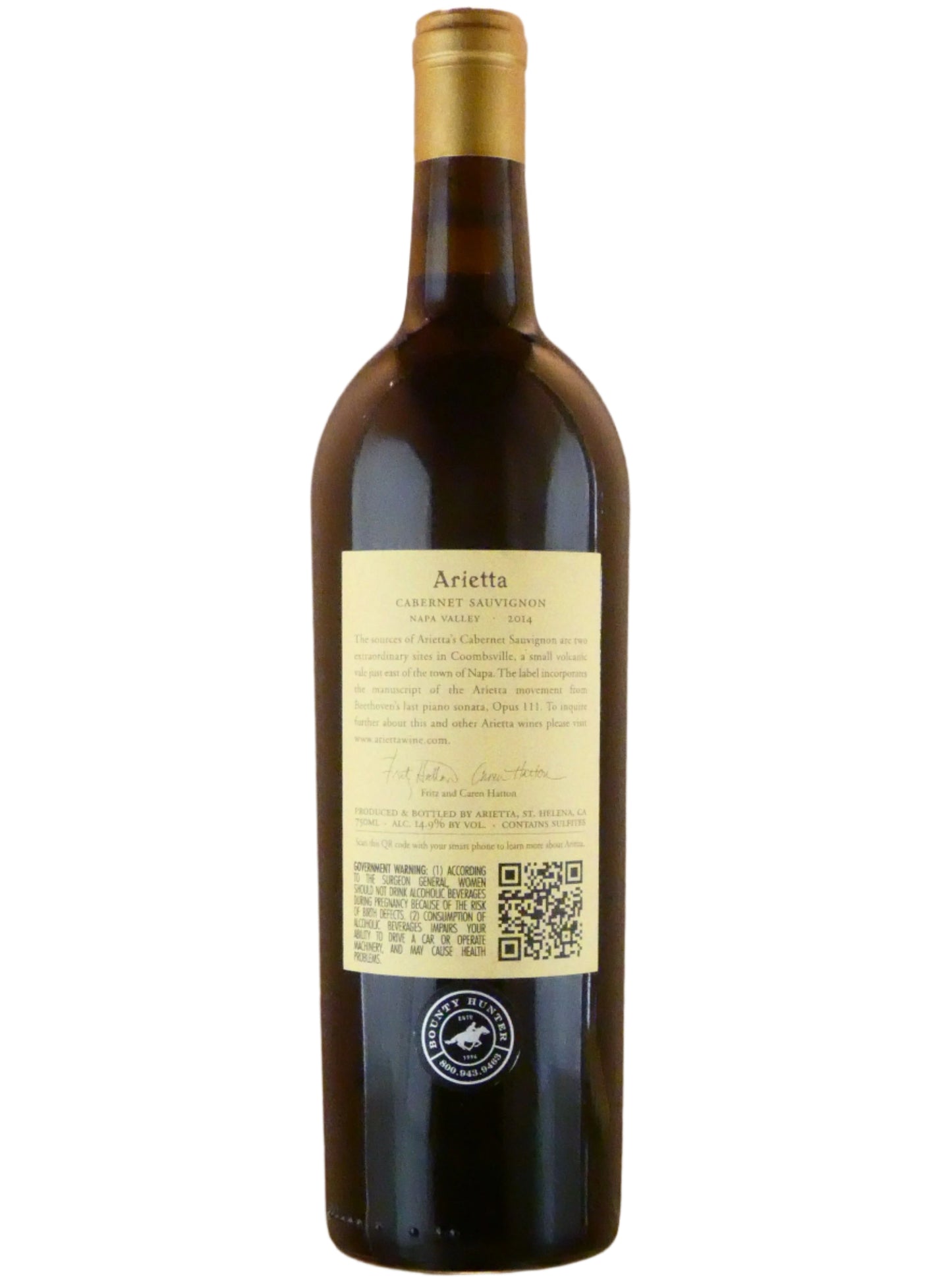 Arietta Cabernet Sauvignon - 2014 (750ml)