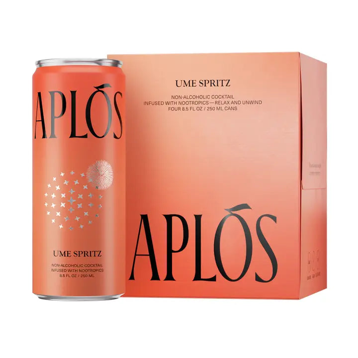 Aplos Ume Spritz Non-Alcoholic Cocktail (250ml 4pk Can)