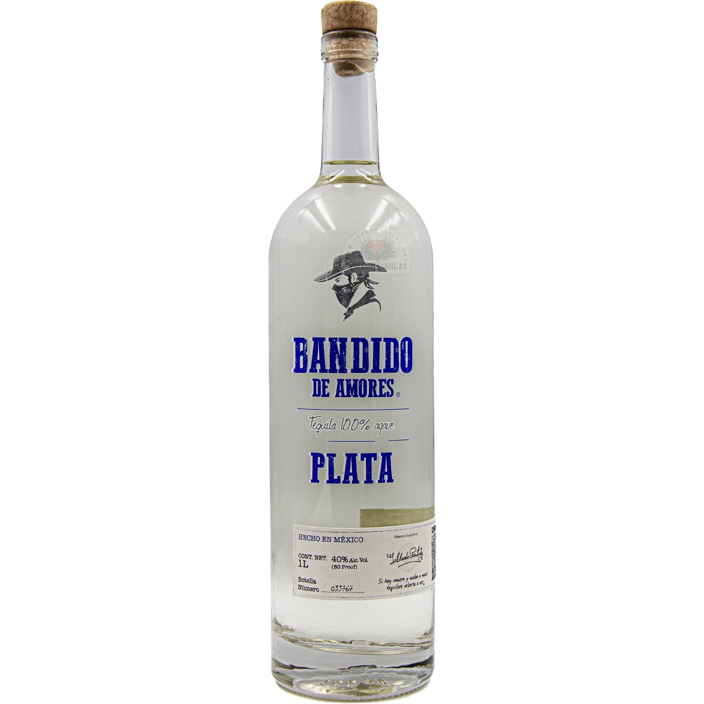 Bandido De Amores Tequila Plata (750ml)