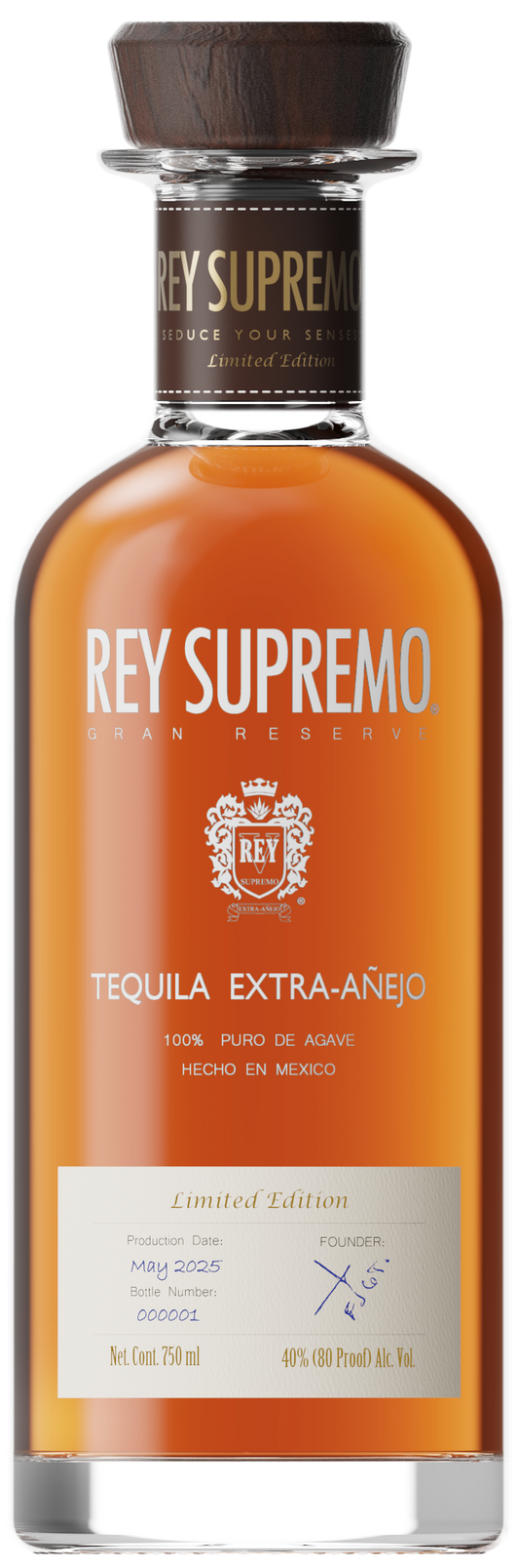 Rey Supremo Tequila Extra Anejo (750ml)