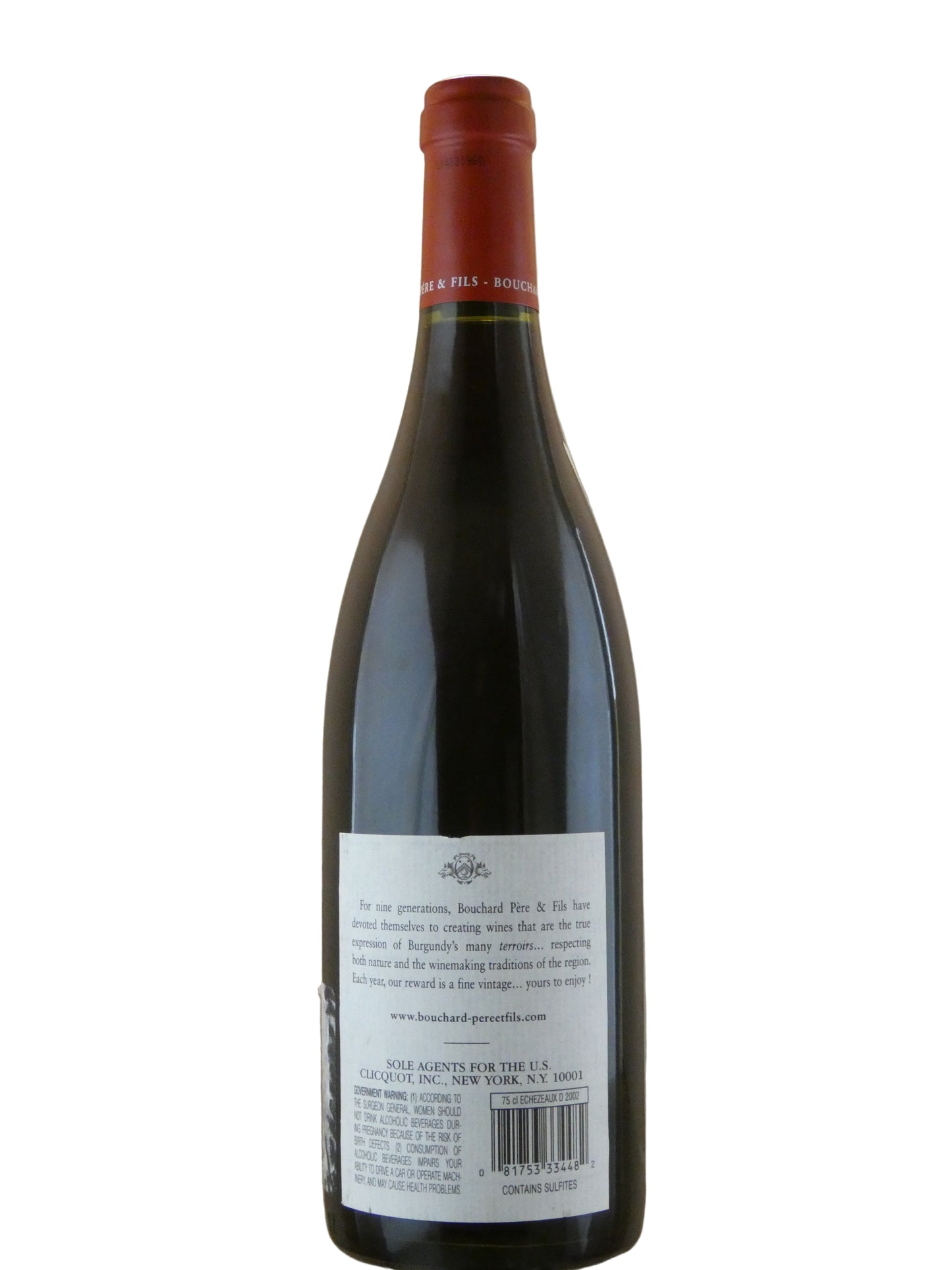 Bouchard Chambertin Clos de Beze Grand Cru - 2002 (750ml)