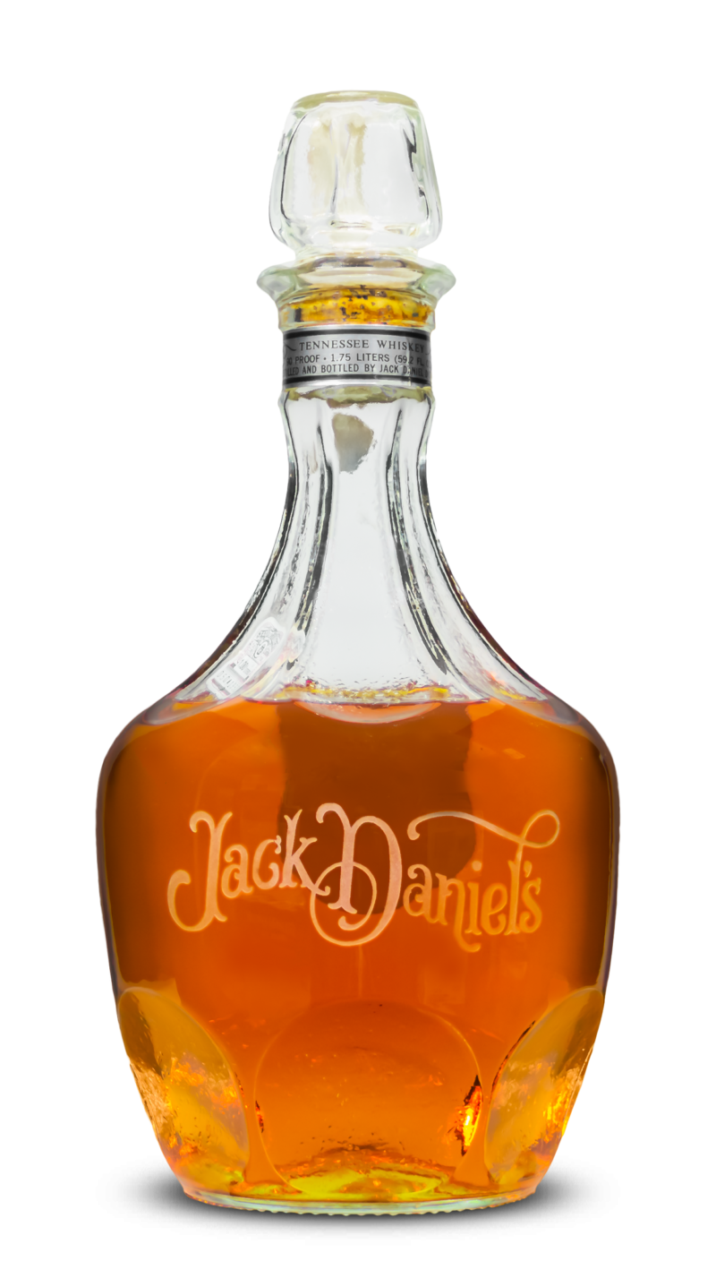 Jack Daniel's Belle of Lincoln Decanter with Tag & Certificate - 1979 Release - Low Fill (1.75L)