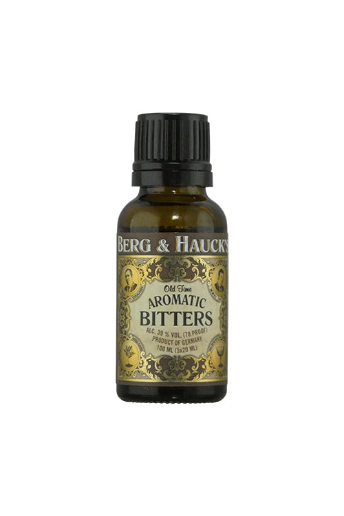 Berg & Hauck's Authentic Food & Cocktail Flavoring Germany Bitters 5 x20ml (100ml)