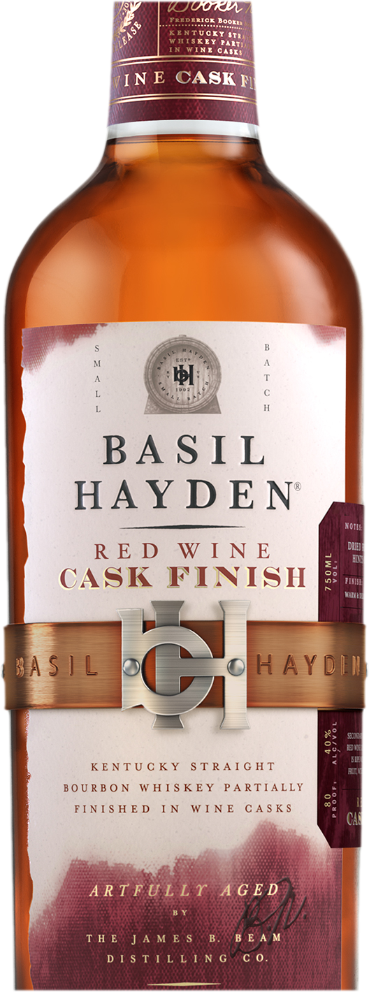 Basil Hayden's Red Wine Cask Finish Kentucky Straight Bourbon Whiskey (750ml)