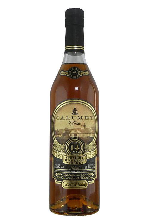 Calumet Farm Straight Bourbon Whiskey 14 year (750 ml)