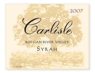 Carlisle Russian River Valley Syrah - 2003 (750ml)