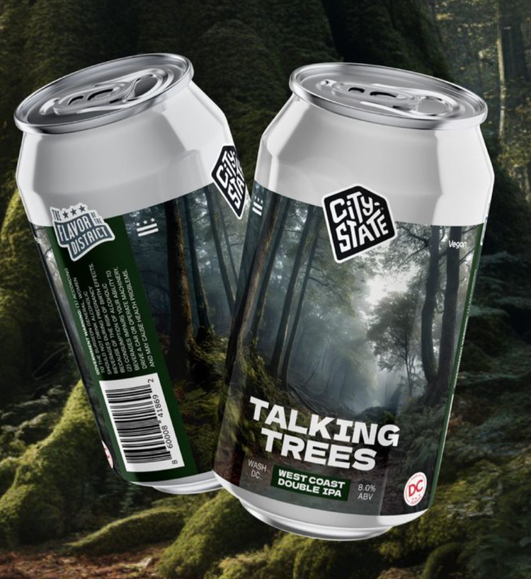 City State Brewing Talking Trees West Coast Double IPA (12oz Can 4 Pk)