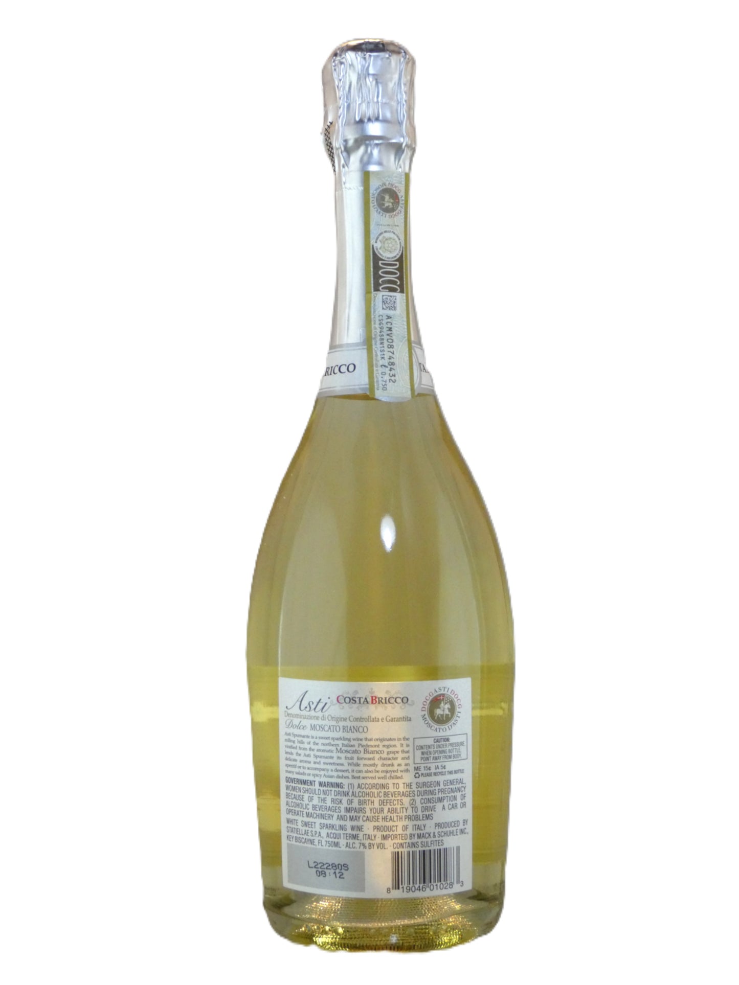 Costa Bricco Asti Spumante - NV (750ml)