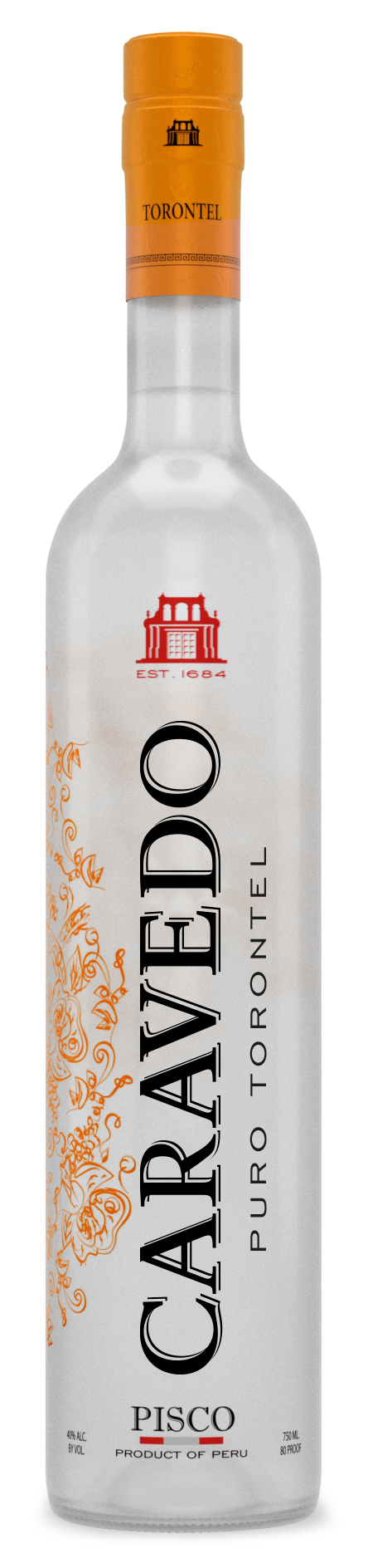 La Caravedo Pisco Puro Torrontel (750ml)
