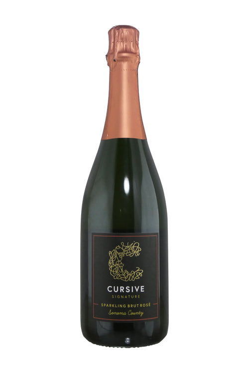 Cursive Signature Sonoma County Sparkling Brut Rose -NV (750ml)