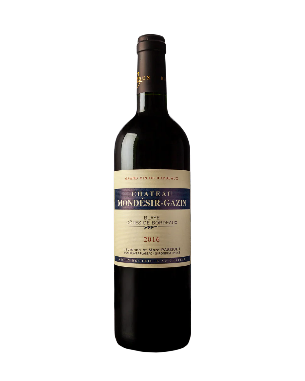 Chateau Mondesir Blaye Cotes de Bordeaux - 2019 (750ml)