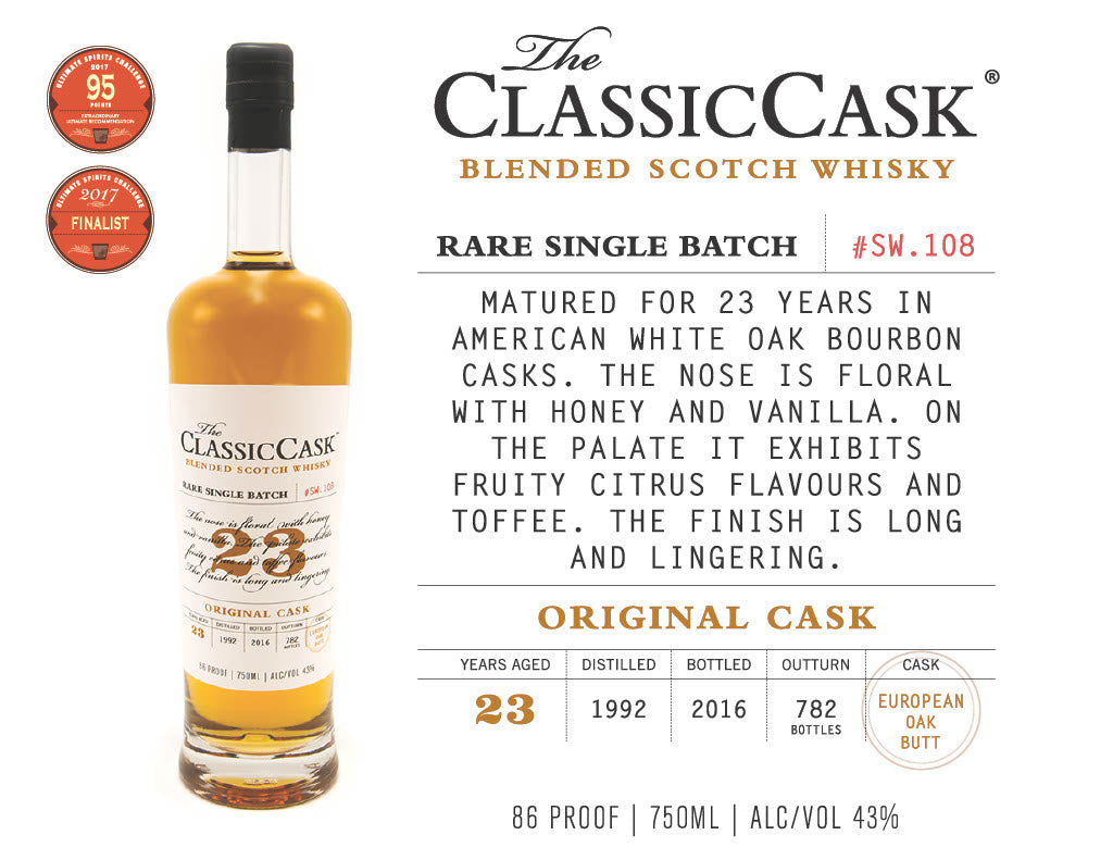 Classic Cask 23-year-old Original Cask (750ml)