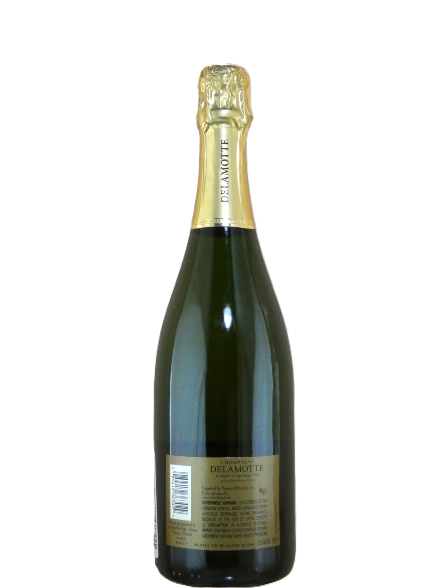 Delamotte Brut Blanc de Blanc Vintage - 2004 (750ml)