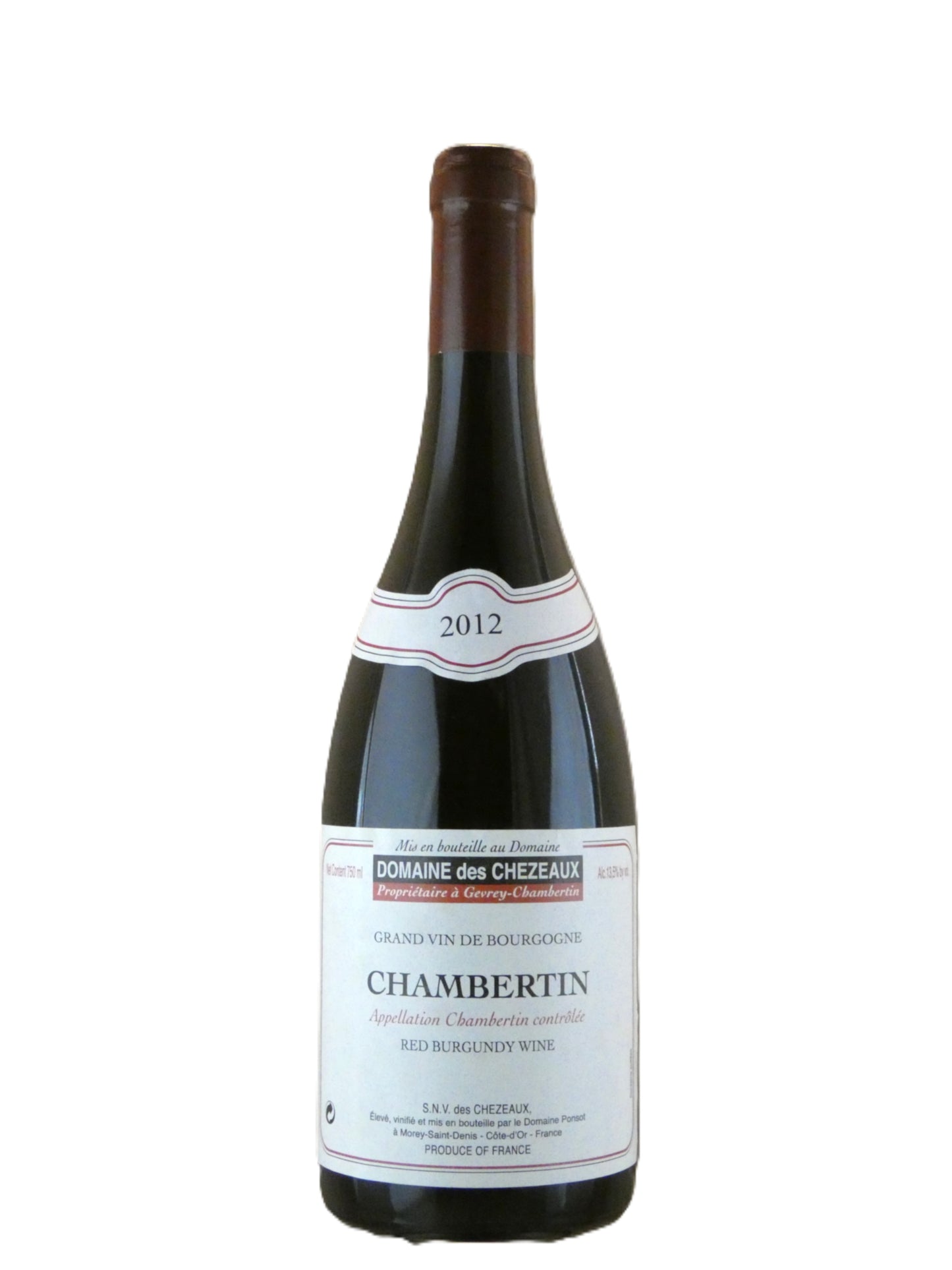 Domaine des Chezeaux Chambertin Grand Cru (Ponsot) - 2012 (750ml)