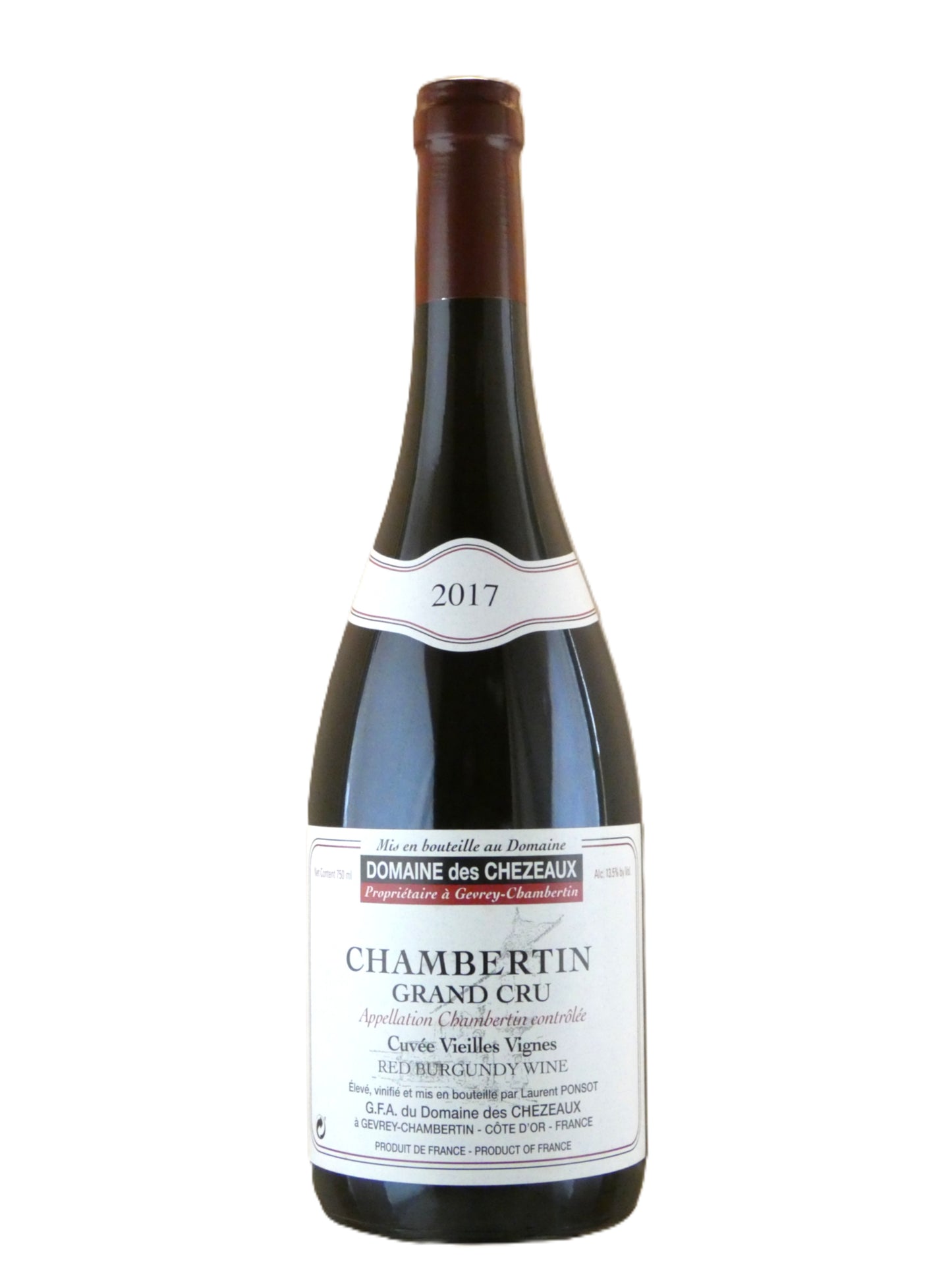 Domaine des Chezeaux Chambertin Grand Cru (Ponsot) - 2017 (750ml)