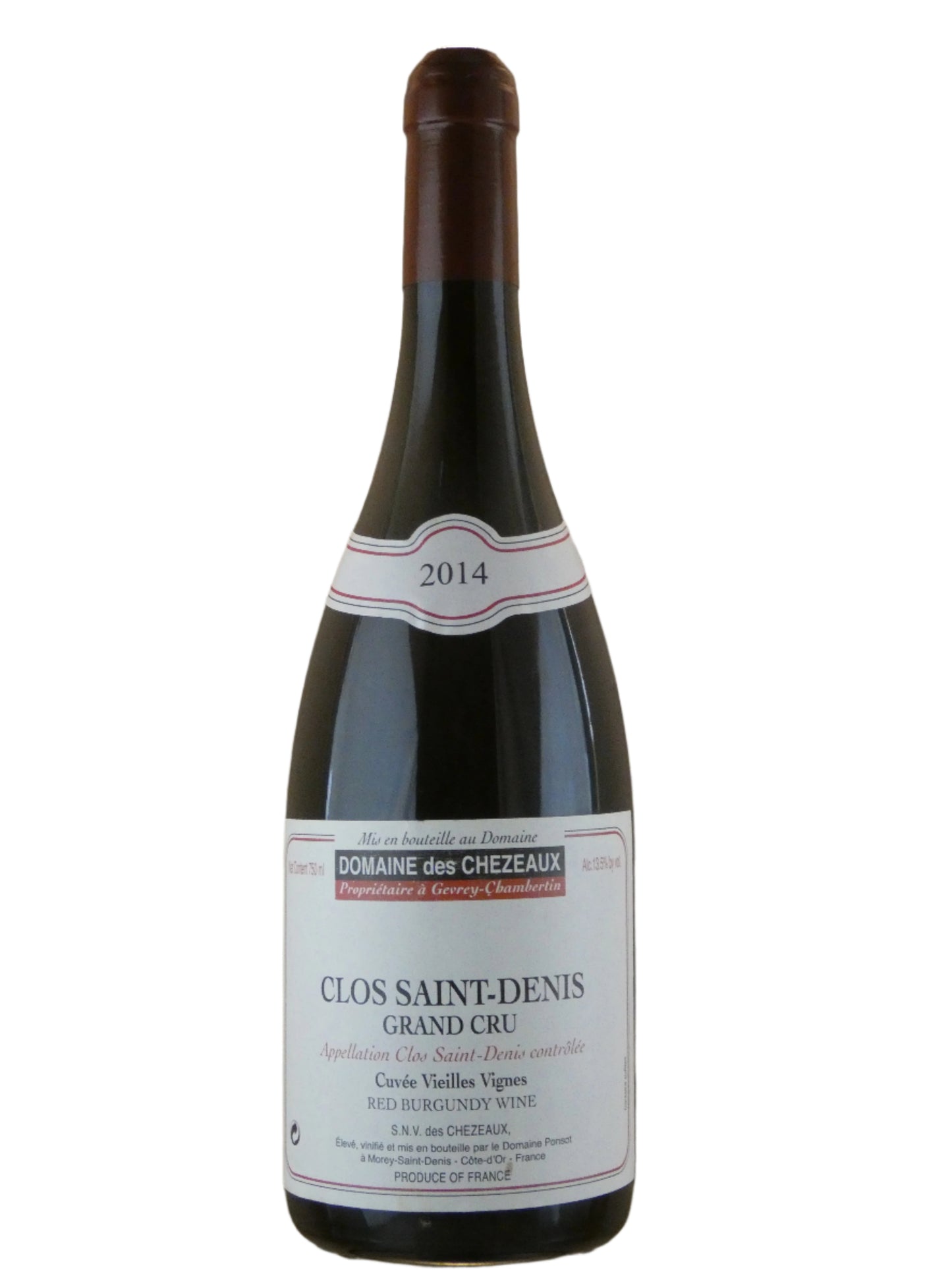 Domaine des Chezeaux Clos St. Denis VV (Ponsot) - 2014 (750ml)