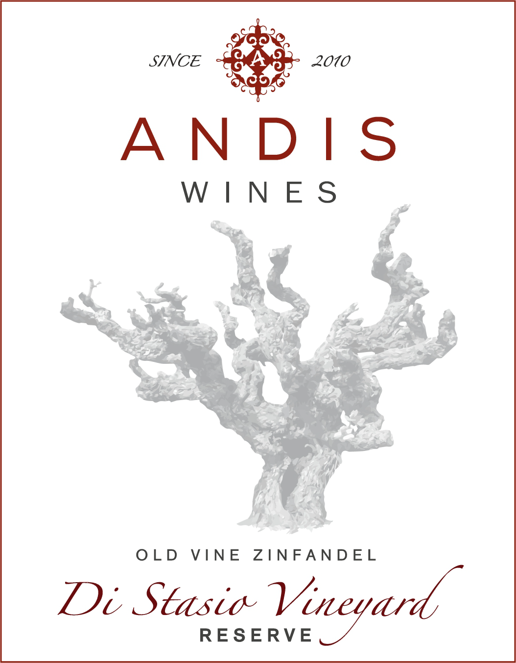 Andis 'Di Stasio' Old Vine Reserve Zinfandel - 2021 (750ml)