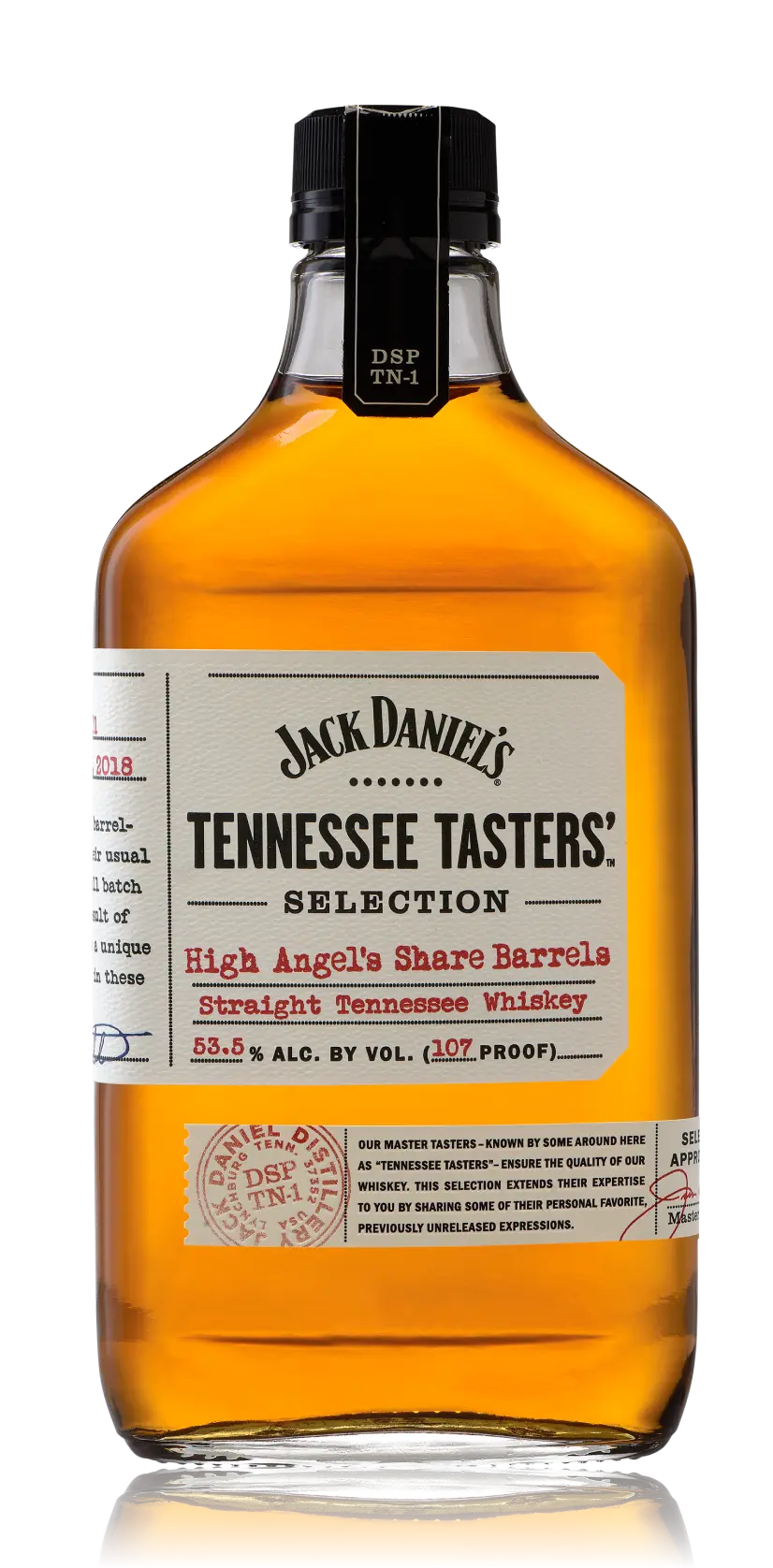 Jack Daniel's Tennessee Tasters Series #1 - High Angels Share Barrel - 2018 Release (375ml)