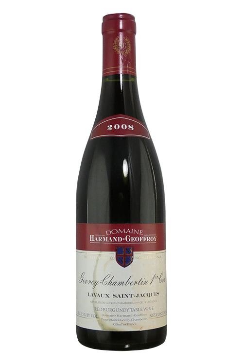 Harmand-Geoffroy Gevrey-Chambertin 1er Cru Lavaux St. Jacques - 2008 (750ml)