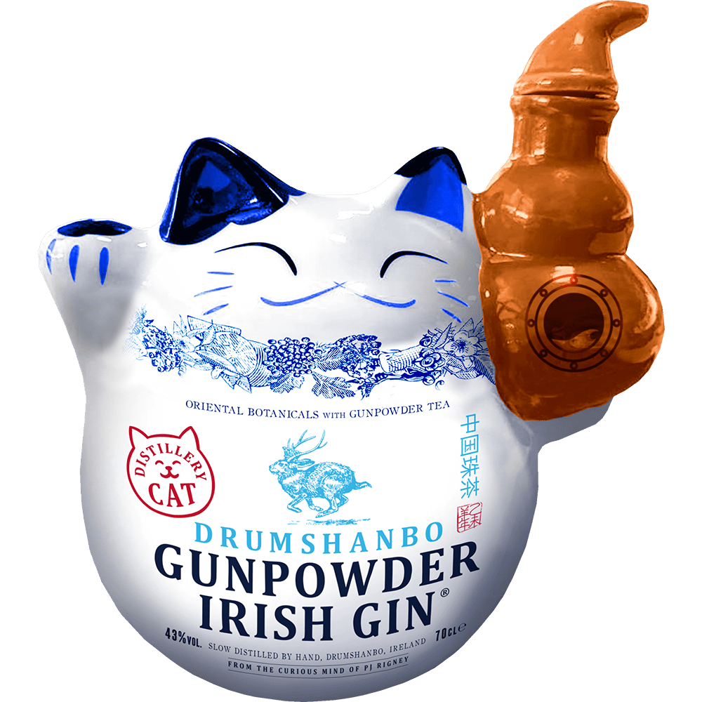 Drumshanbo Gunpowder Irish Gin Cat Bottle (700ml)