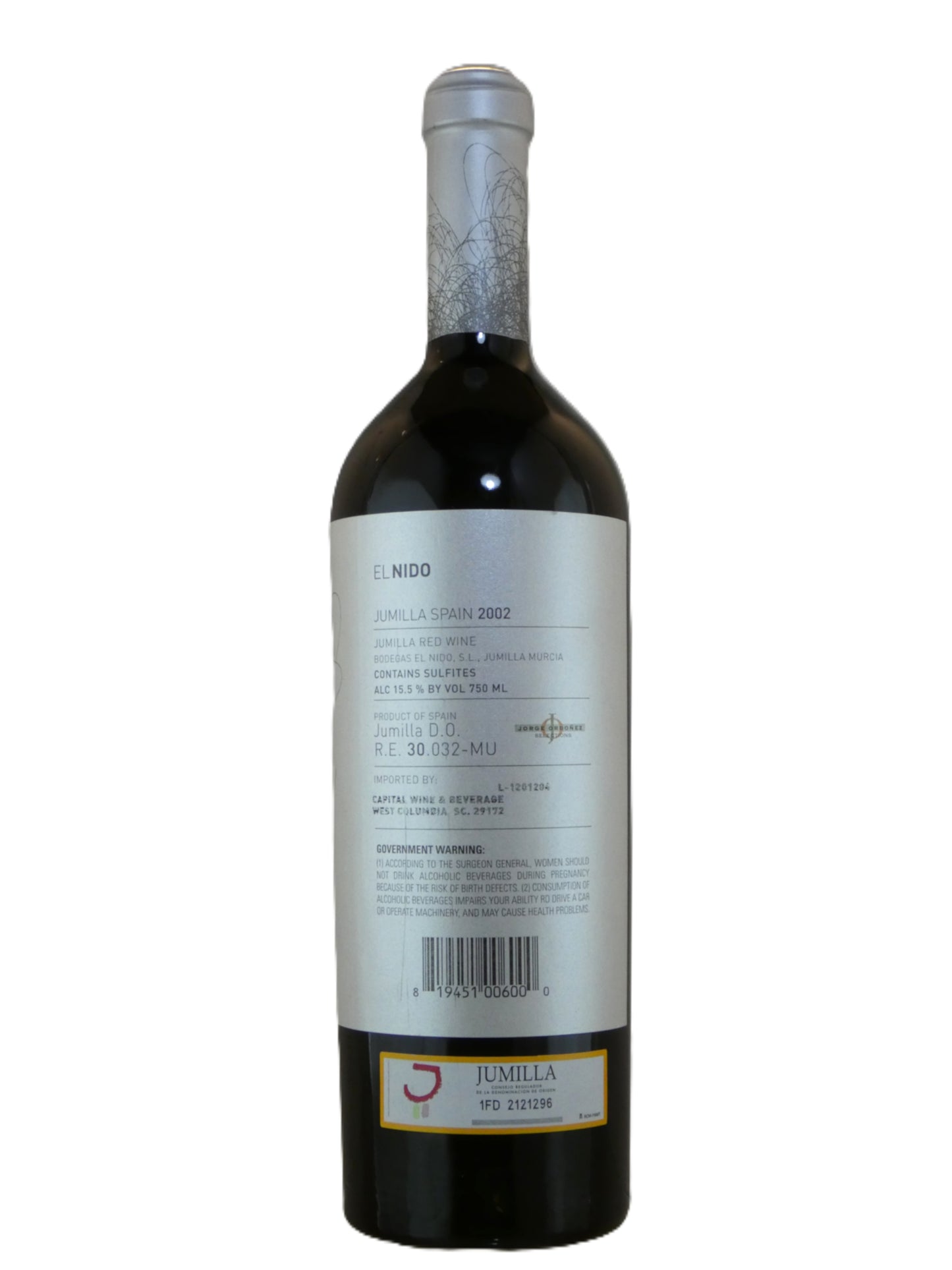 El Nido El Nido - 2002 (750ml)