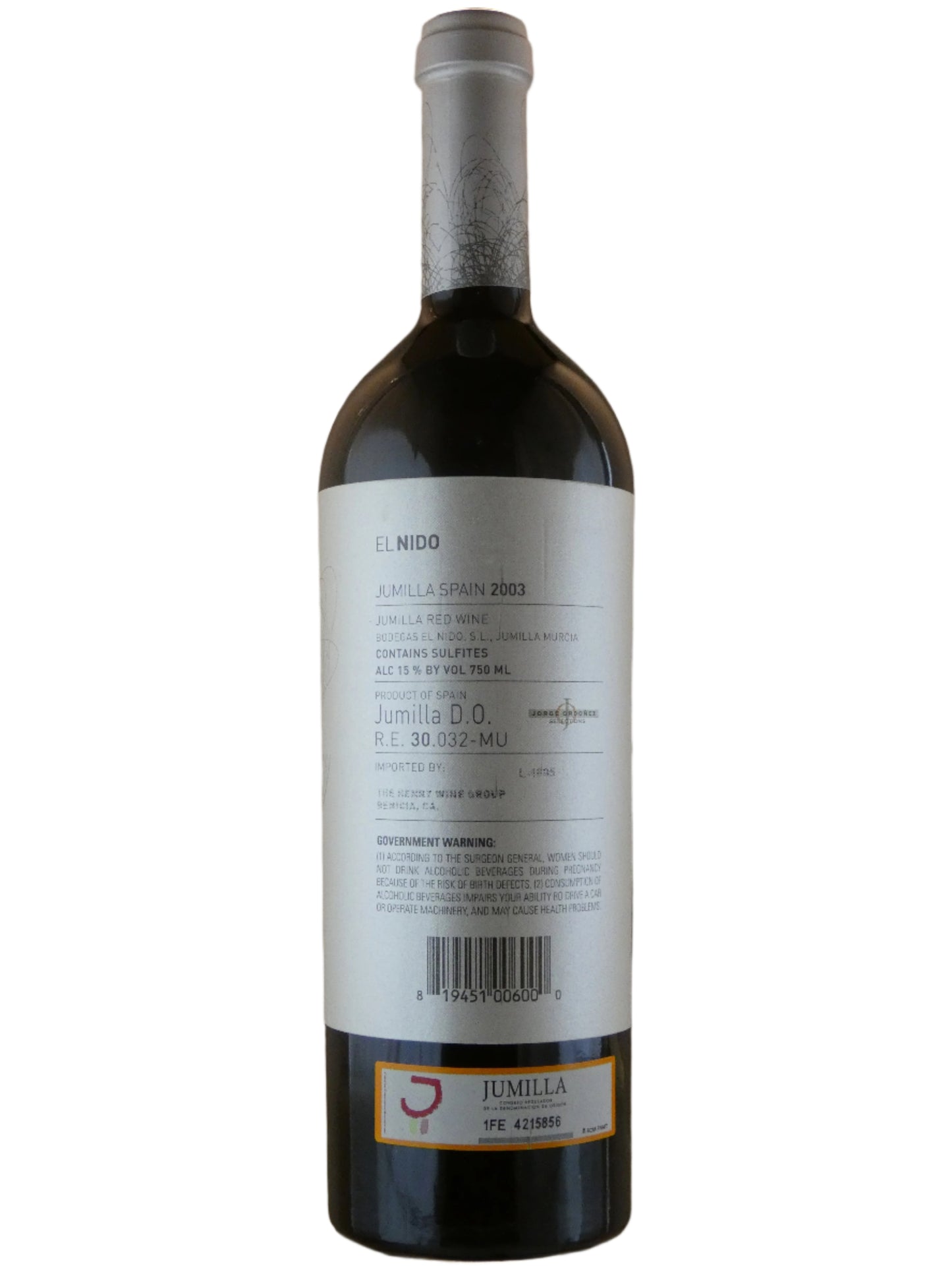 El Nido El Nido - 2003 (750ml)