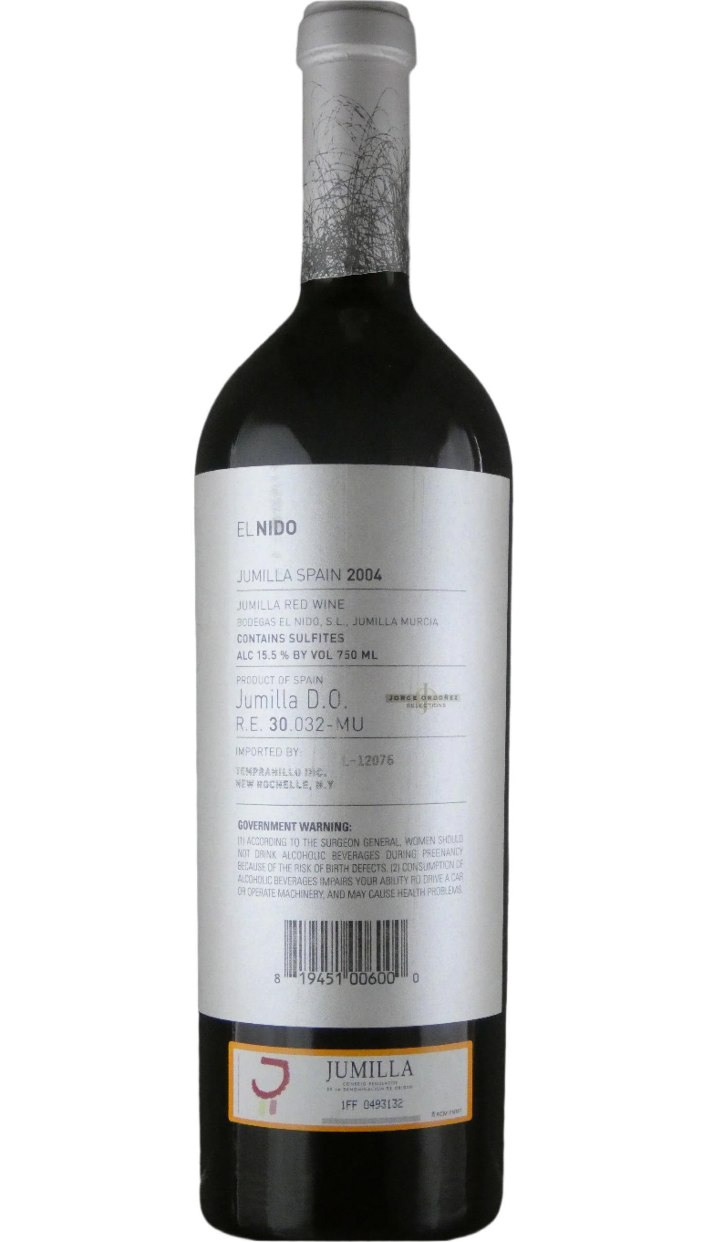 El Nido El Nido - 2004 (750ml)