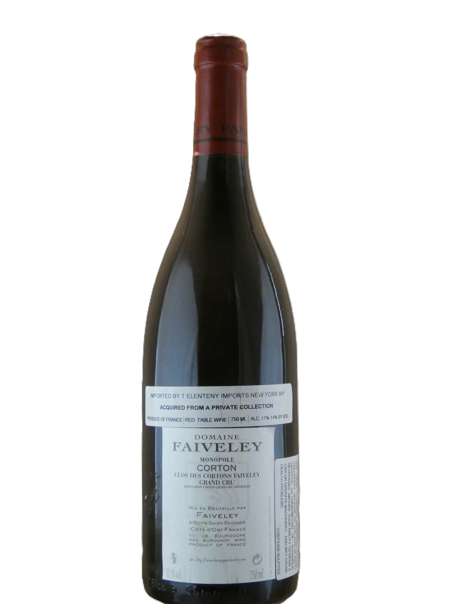Faiveley Corton 'Clos des Cortons Faiveley' Monopole Grand Cru - 2002 (750ml)