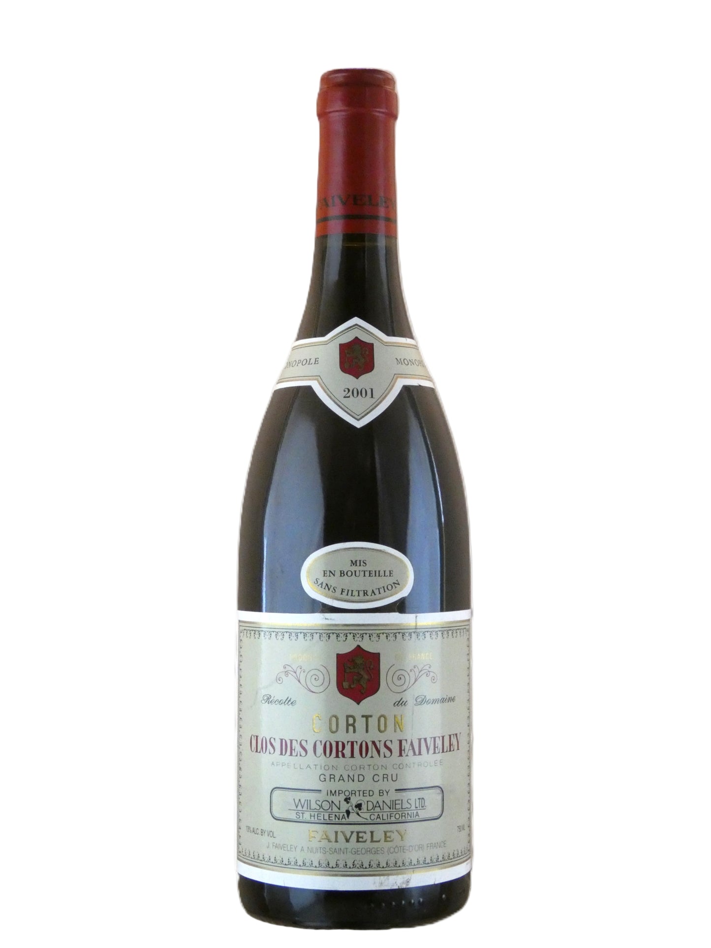 Faiveley Corton 'Clos des Cortons Faiveley' Monopole Grand Cru - 2001 (750ml)