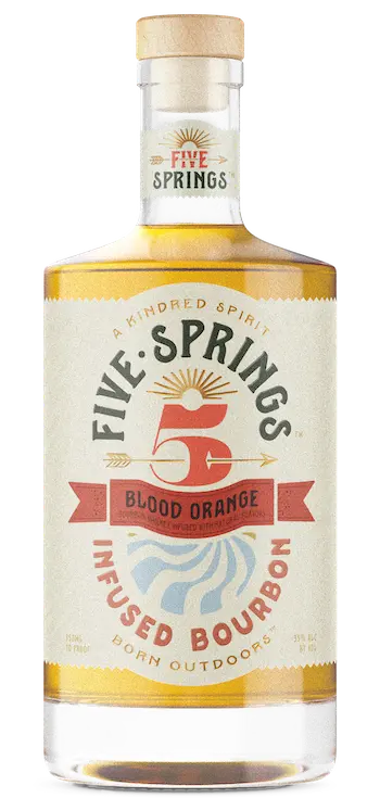 Five Springs Blood Orange Infused Bourbon Whiskey (750ml)