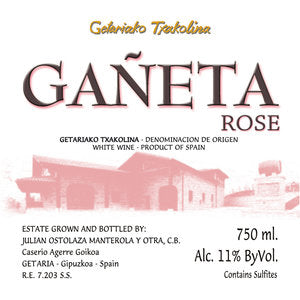 Ganeta Txakolina Rose - 2022 (750ml)