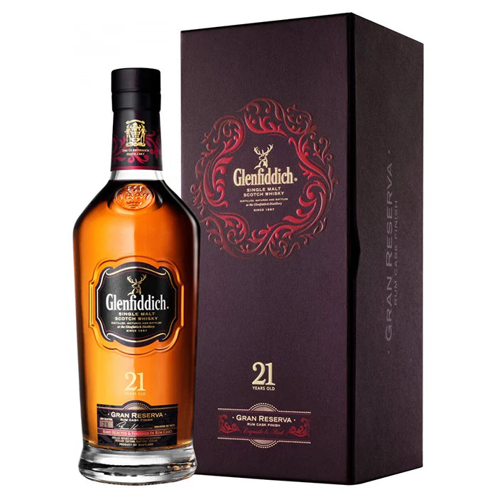 Glenfiddich Gran Reserva Caribbean Rum Cask Finish 21-Year Old Scotch Pre 2016 Release (750ml)