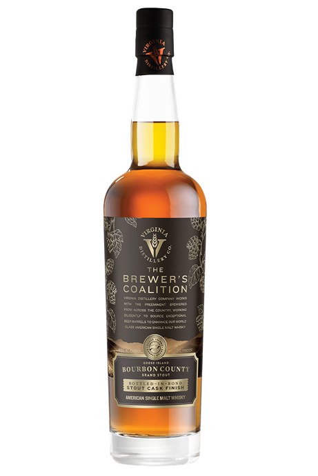 Virginia Distilling Co. Goose Island Bourbon County Stout Bottled-In-Bond Stout Cask Finish (750ml)