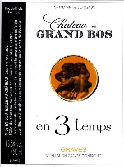 Ch du Grand Bos Graves Rouge En 3 Temps - NV (750ml)