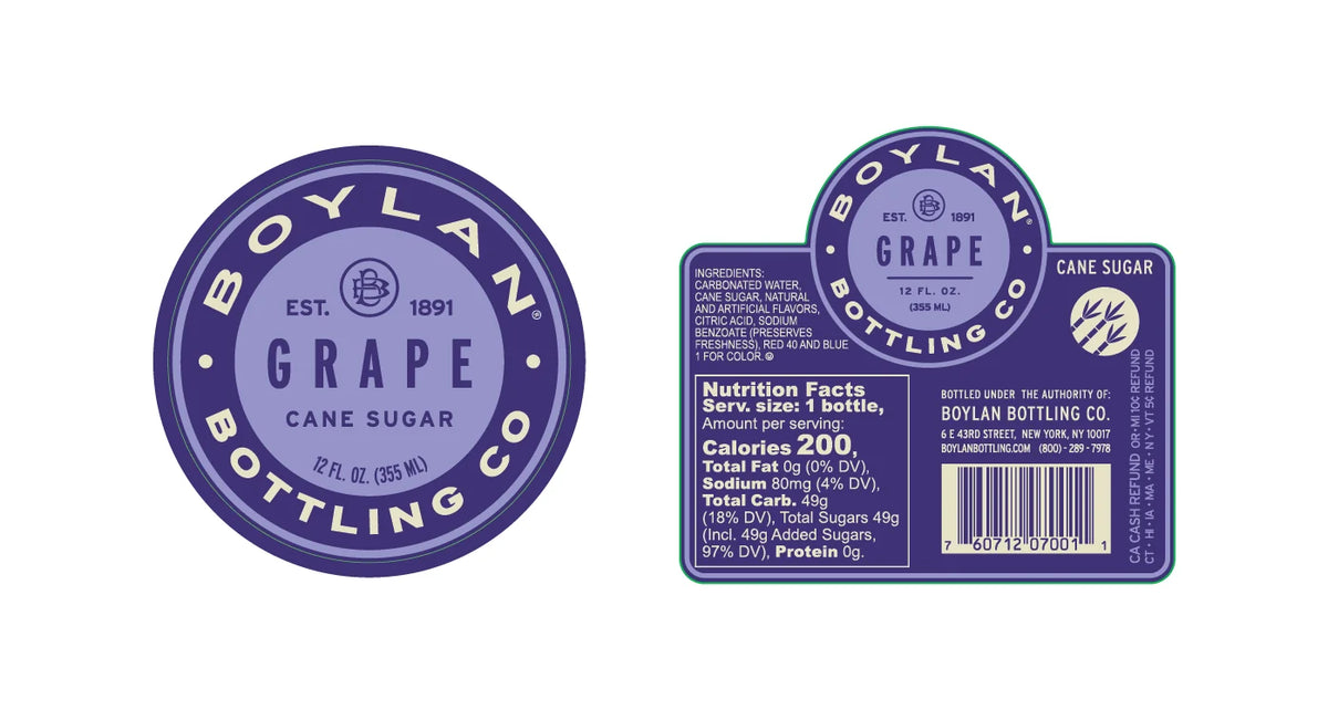 Boylan Grape Soda (12oz Btl)