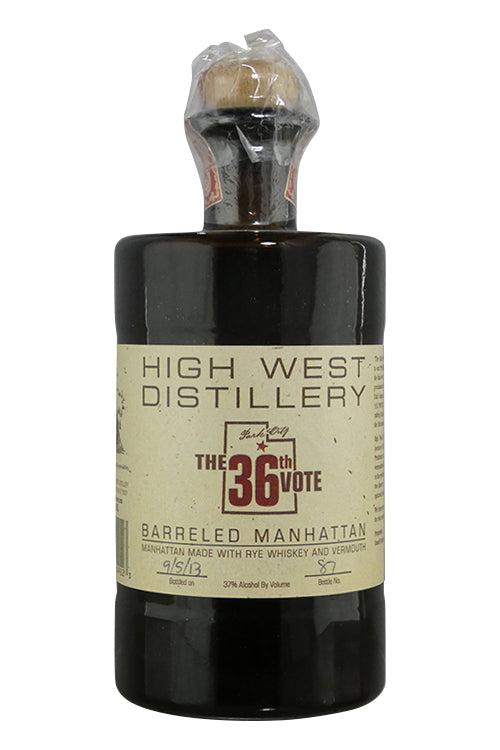 High West B 36th Vote Barrelled Manhattan (750ml)