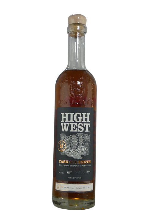 High West Distillery Cask Strength Blended Bourbon Whiskey (750ml)